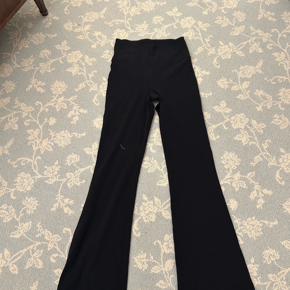 lululemon athletica Black Flared Yoga Leggings